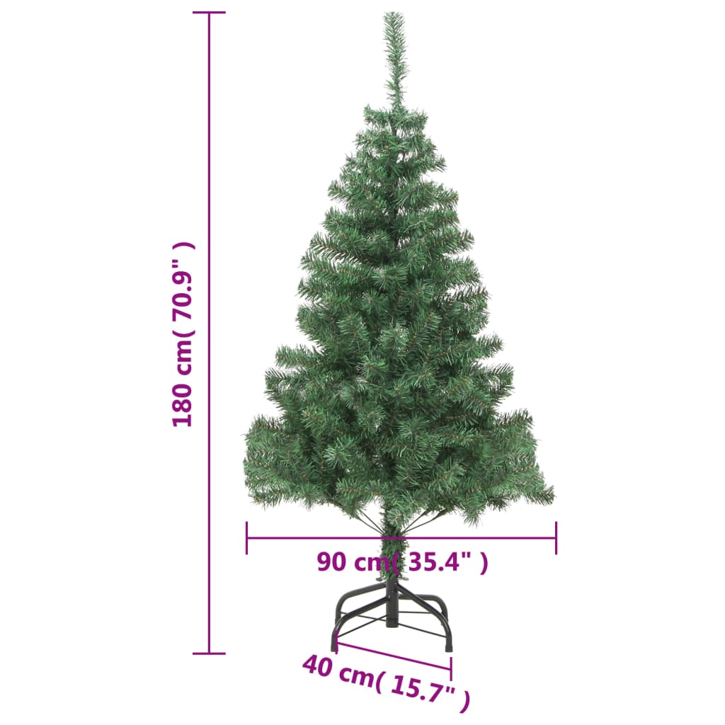 Artificial Christmas Tree with Stand 6 ft 564 Branches