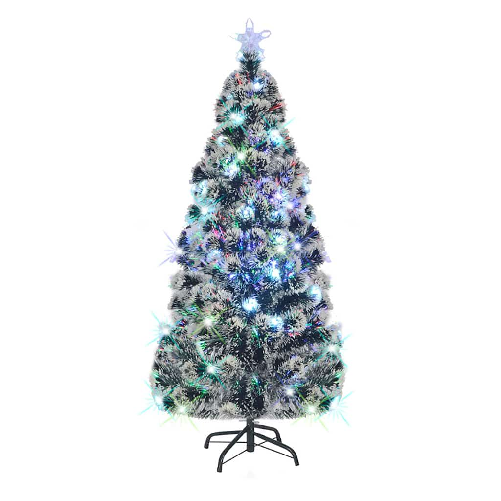 Pre-lit Christmas Tree with Stand 6 ft 220 Branches