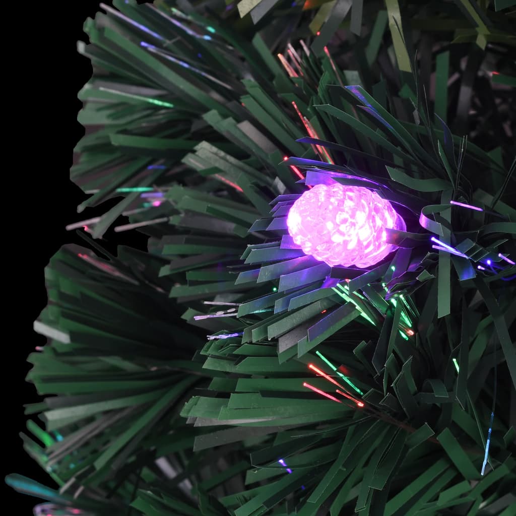 Pre-lit Christmas Tree with Stand 5 ft Fiber Optic