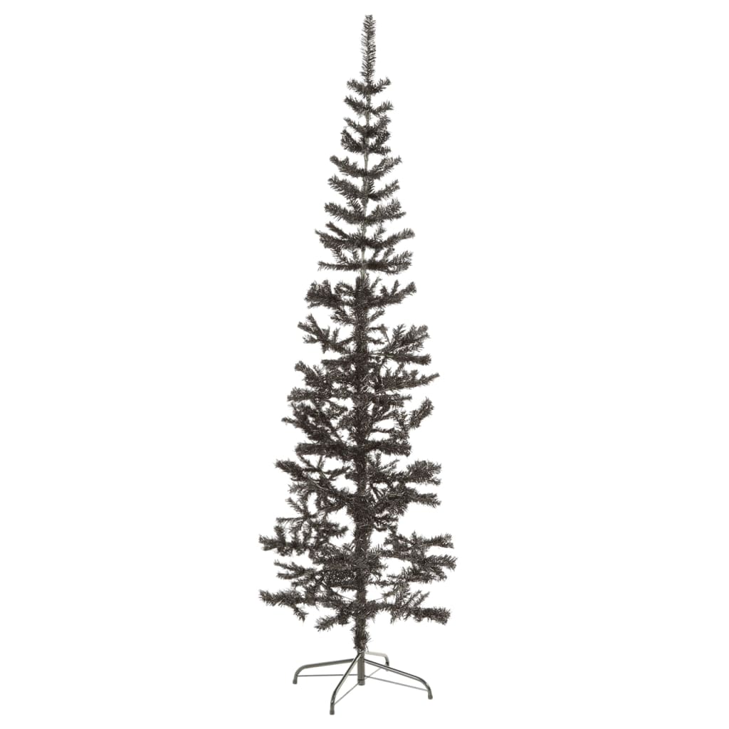 Slim Christmas Tree Black 6 ft