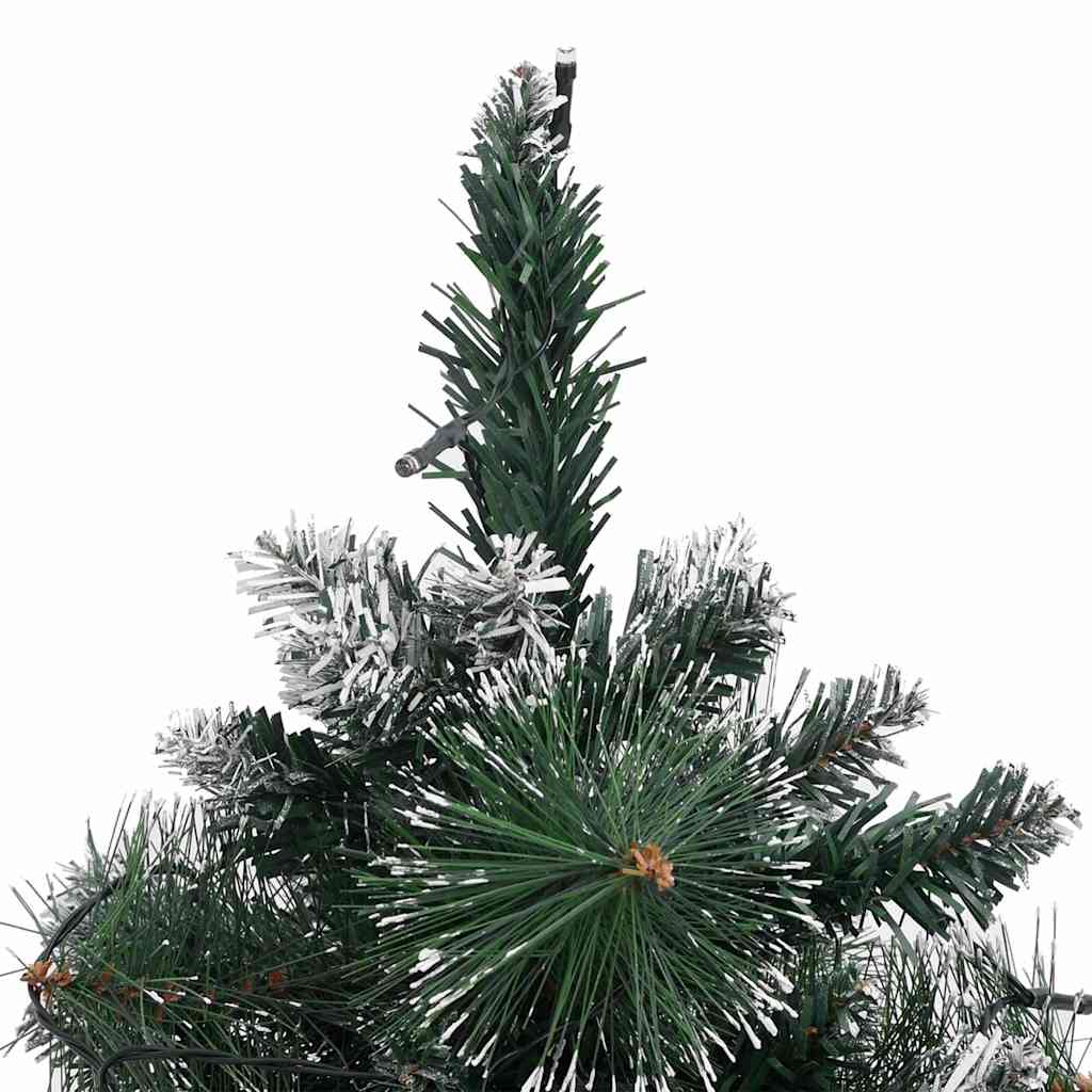 Artificial Pre-lit Christmas Tree with Stands Green 2 ft PVC