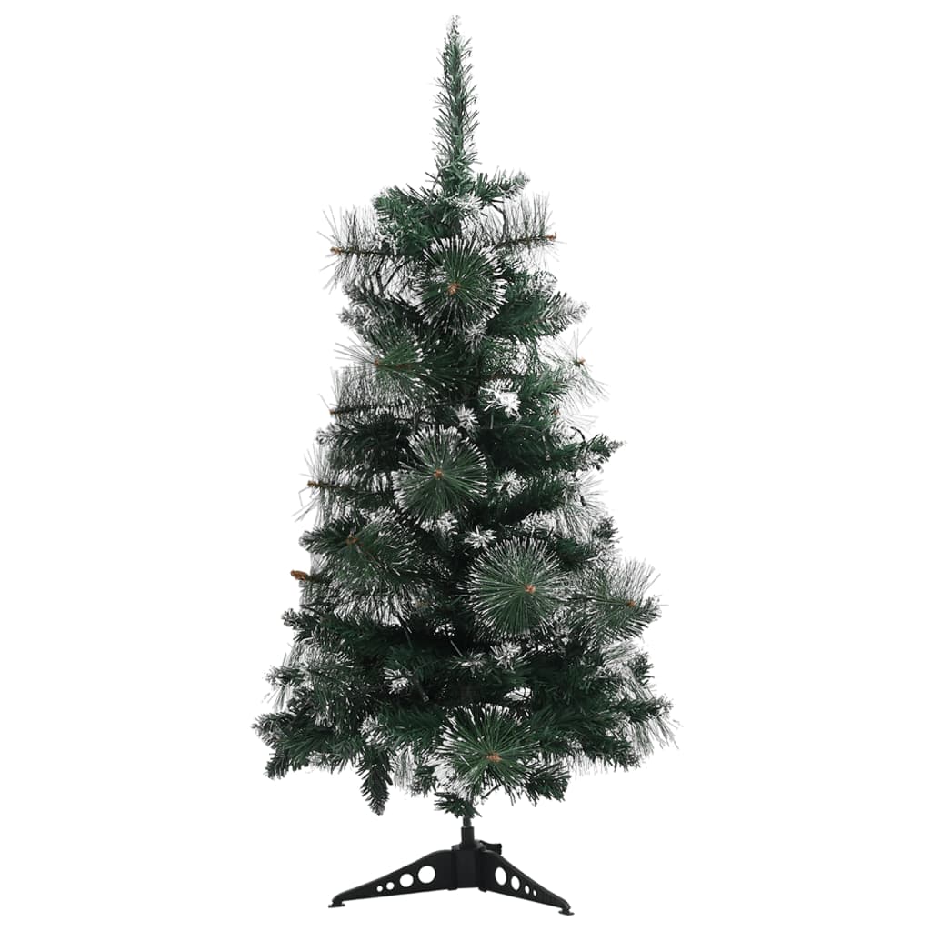 Artificial Pre-lit Christmas Tree with Stands Green 3 ft PVC