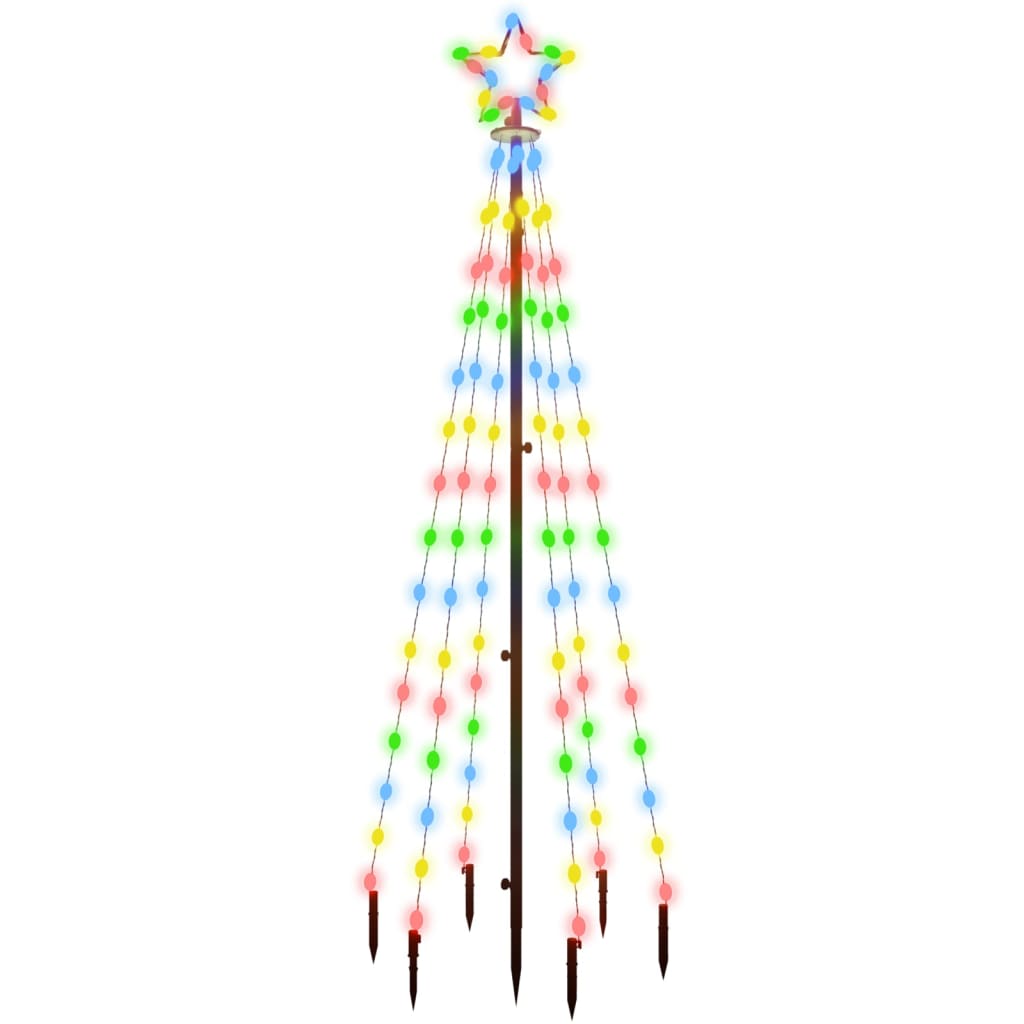 Christmas Tree with Spike Colorful 108 LEDs 6 ft