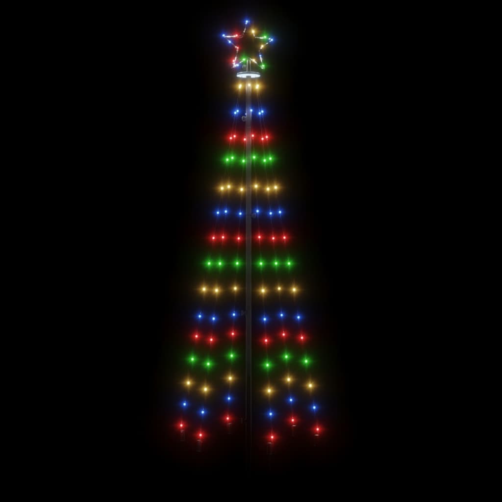 Christmas Tree with Spike Colorful 108 LEDs 6 ft