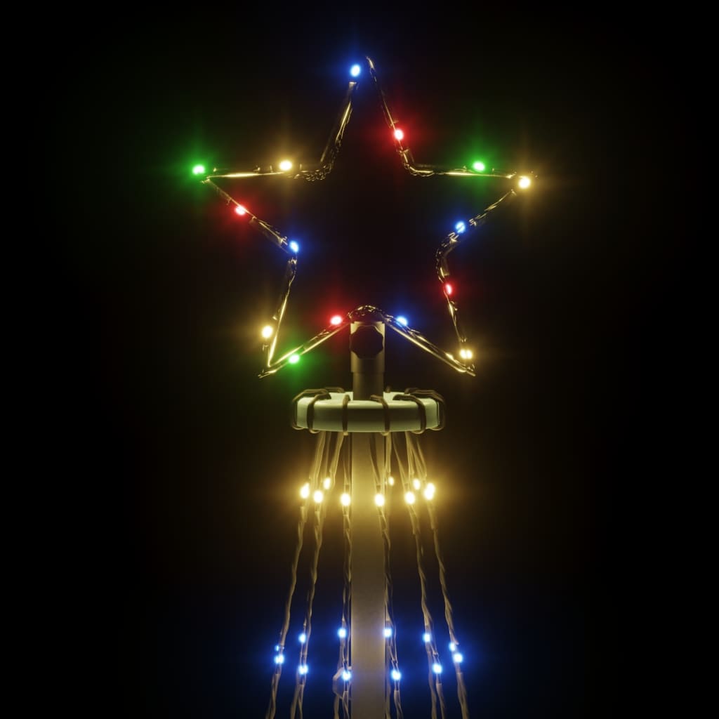 Christmas Tree with Spike Colorful 108 LEDs 6 ft