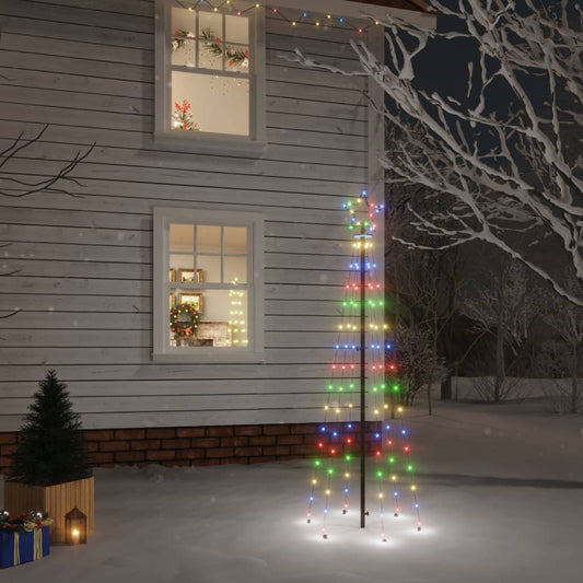 Christmas Tree with Spike Colorful 108 LEDs 6 ft