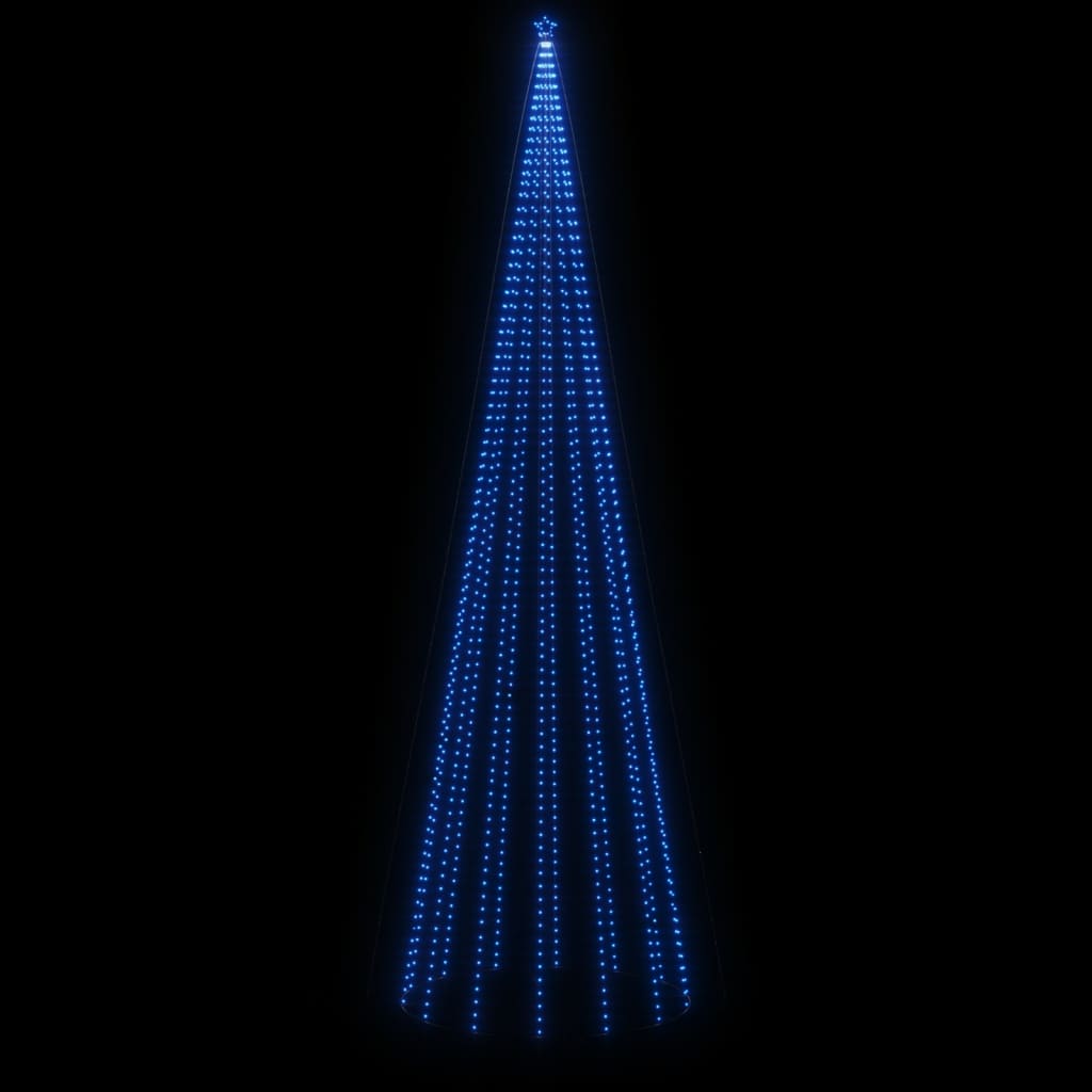 Christmas Cone Tree Blue 1134 LEDs 8x26 ft