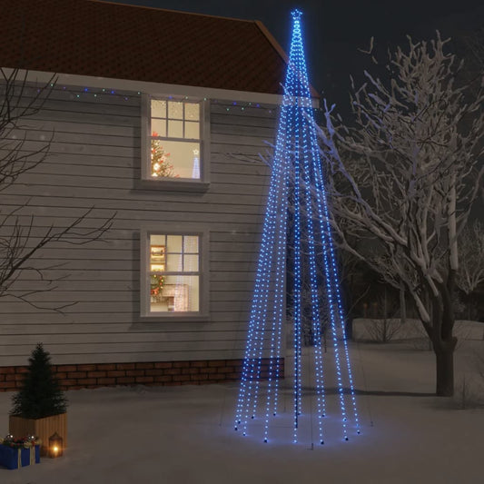 Christmas Tree with Spike Blue 1134 LEDs 26 ft