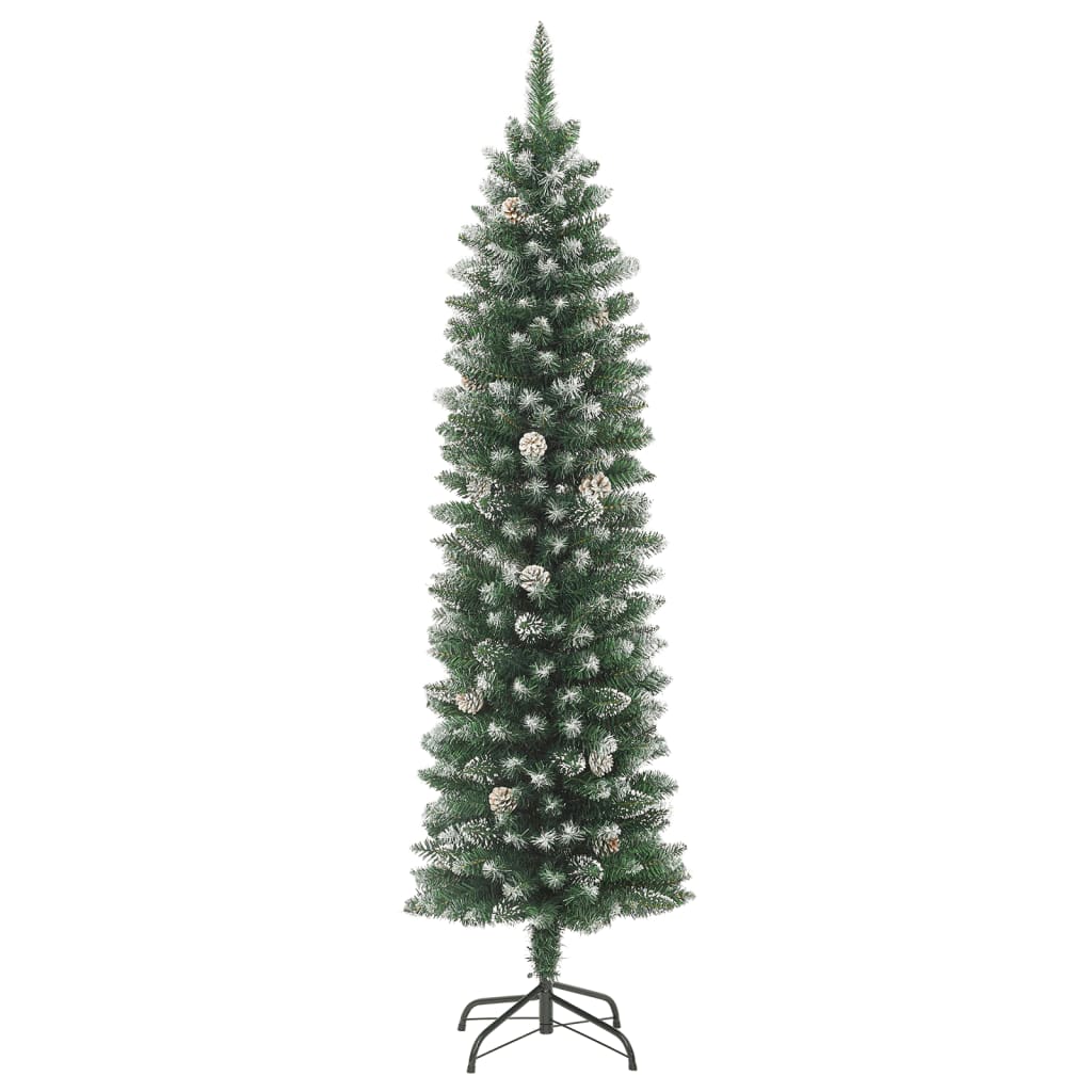 Artificial Slim Christmas Tree with Stand 5 ft PVC