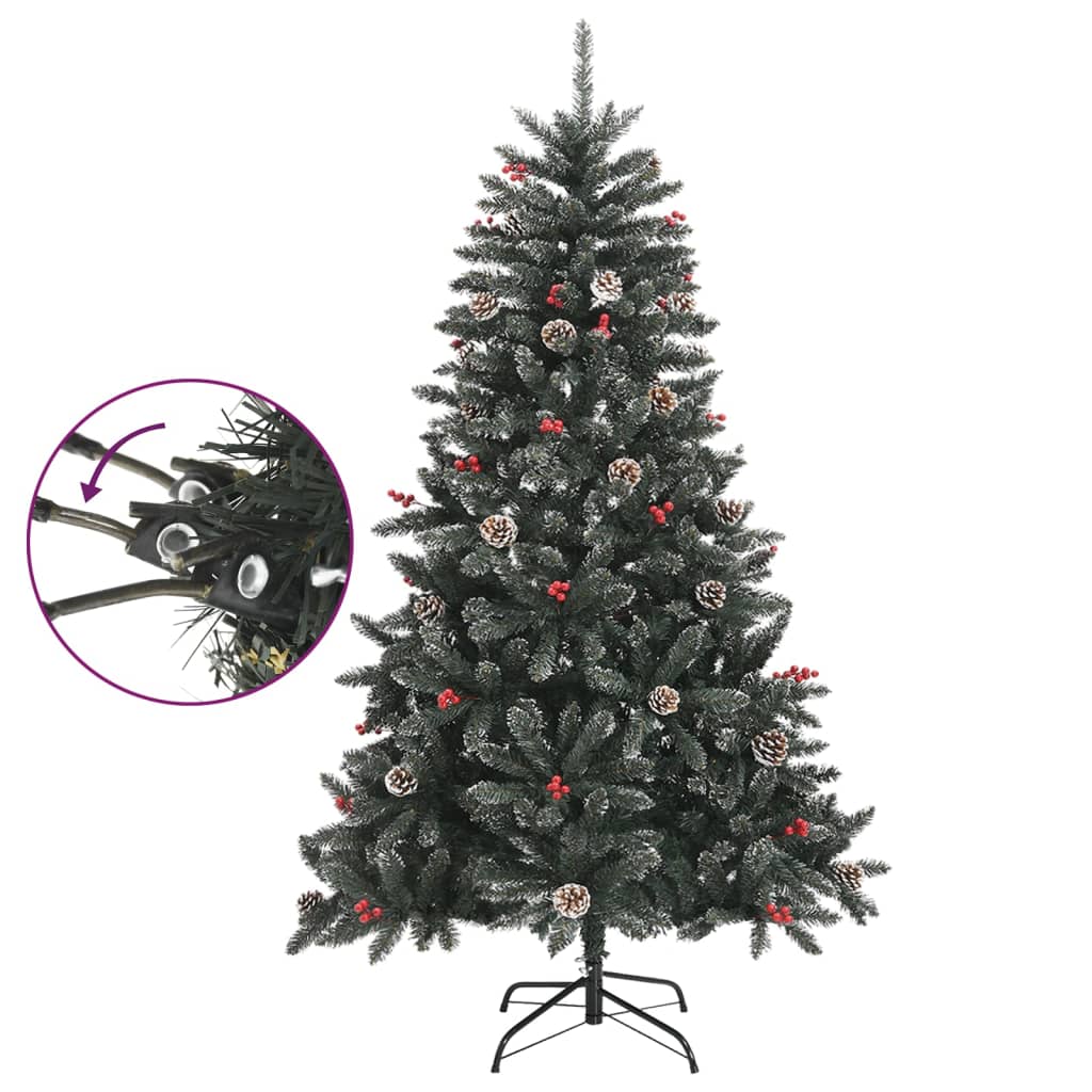 Hinged 4 ft. Christmas Tree with Stand Green