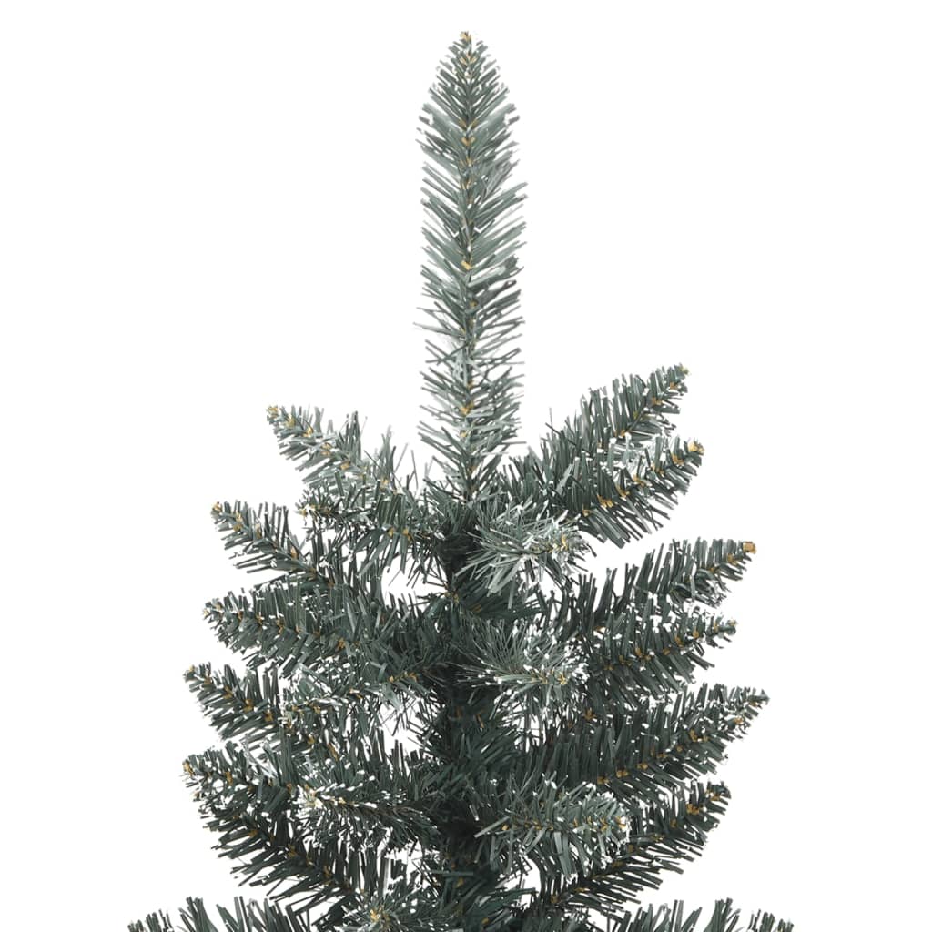 Artificial Slim Christmas Tree with Stand Green 4 ft PVC