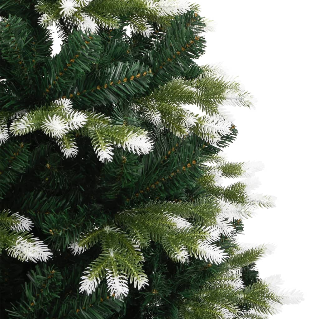 Artificial Hinged Christmas Tree with Flocked Snow 47.2"