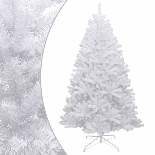 Artificial Hinged Christmas Tree with Flocked Snow 47.2"