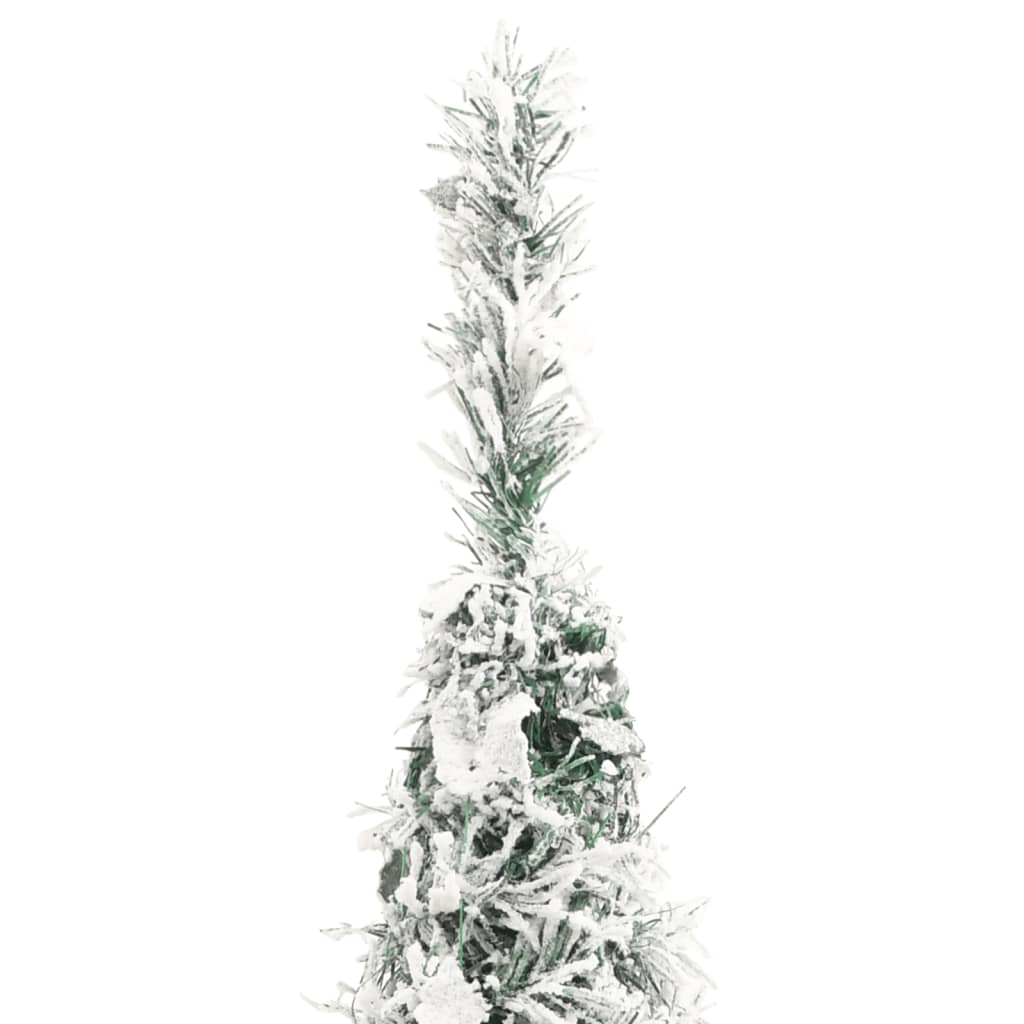 4-Foot 9- Inch LED Artificial Christmas Tree with Ornaments, 8 Lighting Modes, and Lifelike Design for Indoor/Outdoor Use