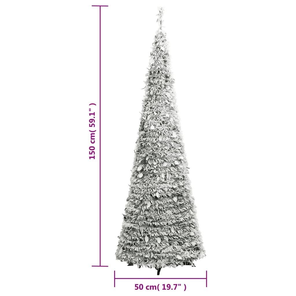 4-Foot 9- Inch LED Artificial Christmas Tree with Ornaments, 8 Lighting Modes, and Lifelike Design for Indoor/Outdoor Use