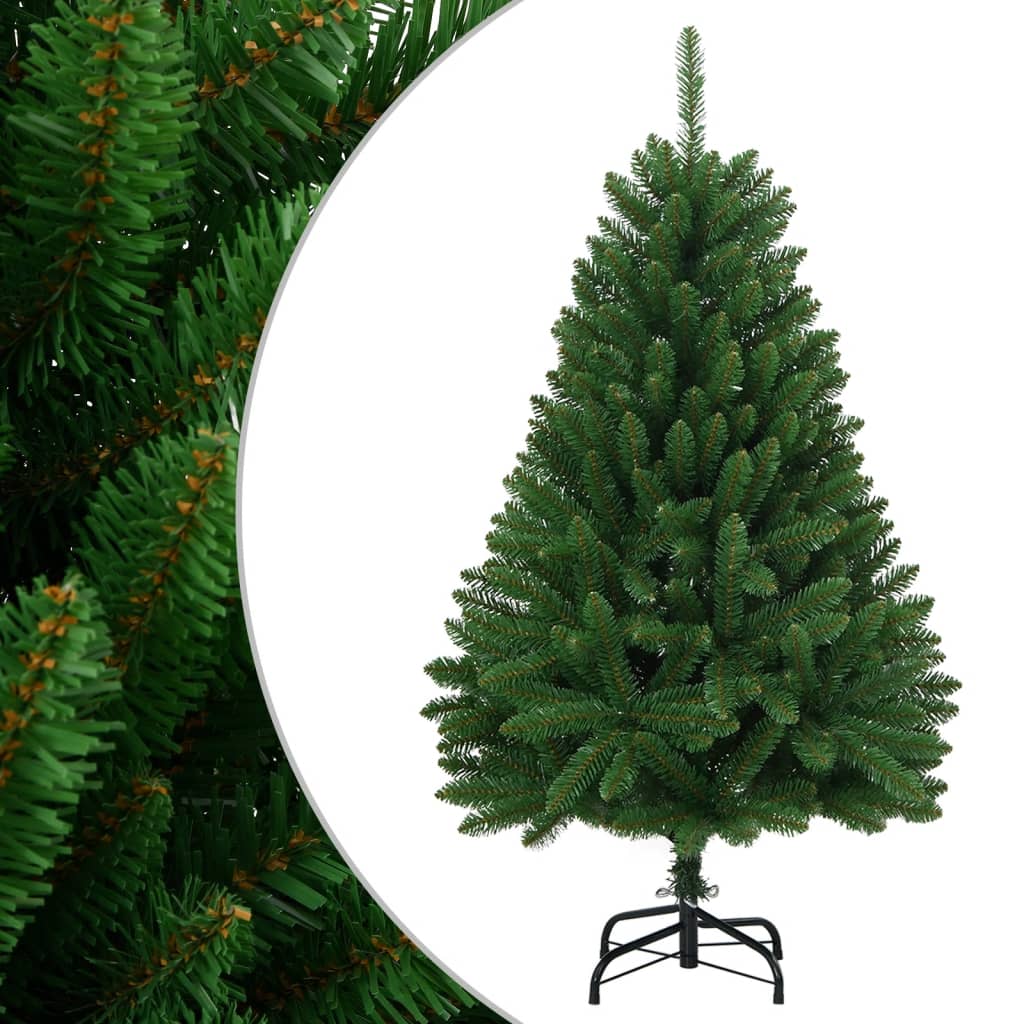 Artificial Hinged Christmas Tree with Stand Green 47.2"