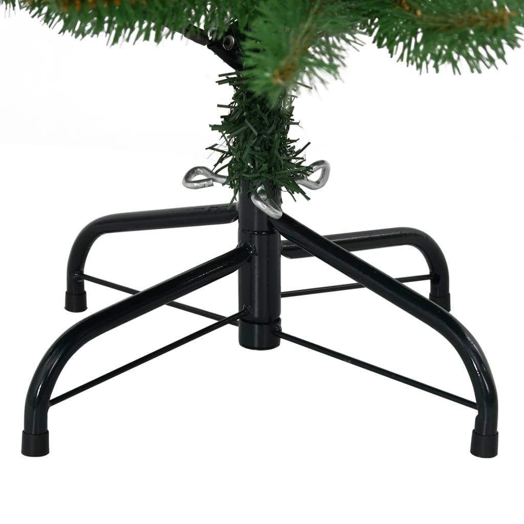 Artificial Hinged Christmas Tree with Stand Green 47.2"